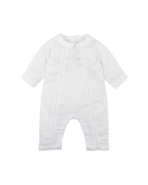 Albert Dressy Romper | Ivory