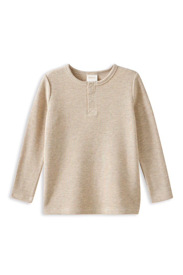 Drift Waffle Henley Tee