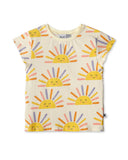 Happy Sunrise Tee | Cream