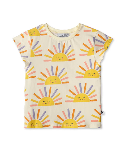 Happy Sunrise Tee | Cream