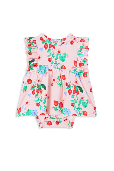 Very Berry Frill Baby Dress