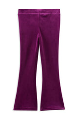 Berry Velour Flares