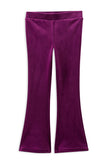 Berry Velour Flares