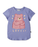 Lovely Bear Tee | Purple