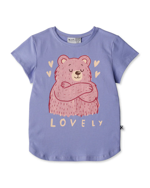 Lovely Bear Tee | Purple