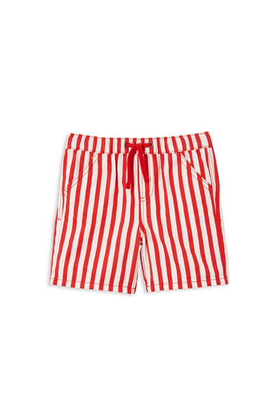 Red Stripe Shorts