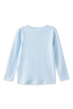 Mist Stripe Henley Tee