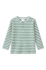Fern Stripe Henley Tee