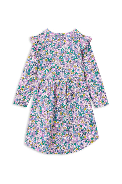 Hi-Lo Dress | Posy Print