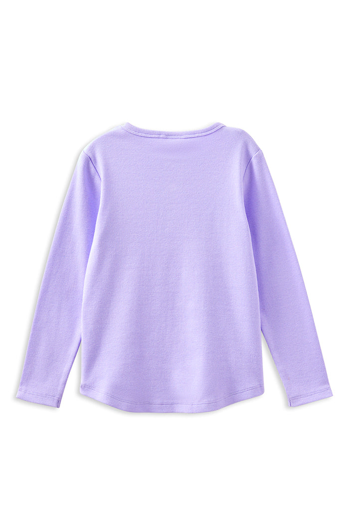 Lavender Henley Top