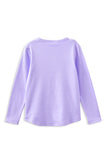 Lavender Henley Top