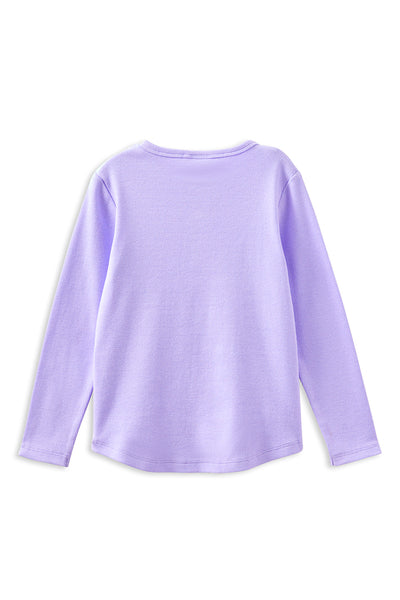 Lavender Henley Top