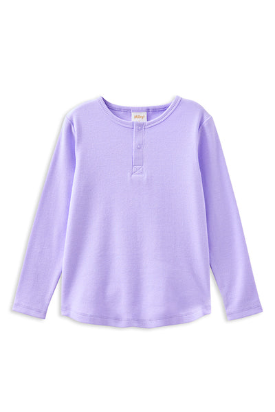 Lavender Henley Top