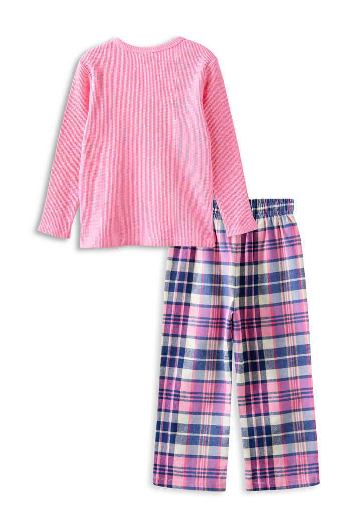 L/S Chester Check PJ's | Marshmellow