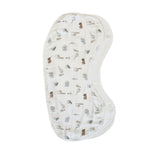 Burp Cloth/Bib | Savanna Bebe & White