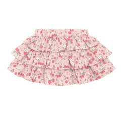 Vintage Strawberry Frill Skirt