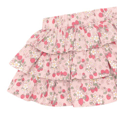 Vintage Strawberry Frill Skirt