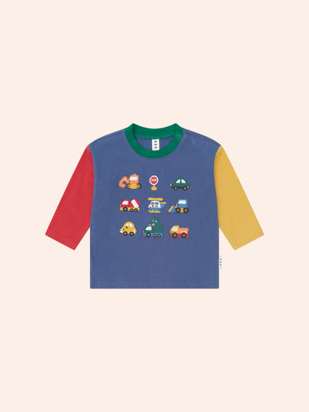 Colour Block Construction Top