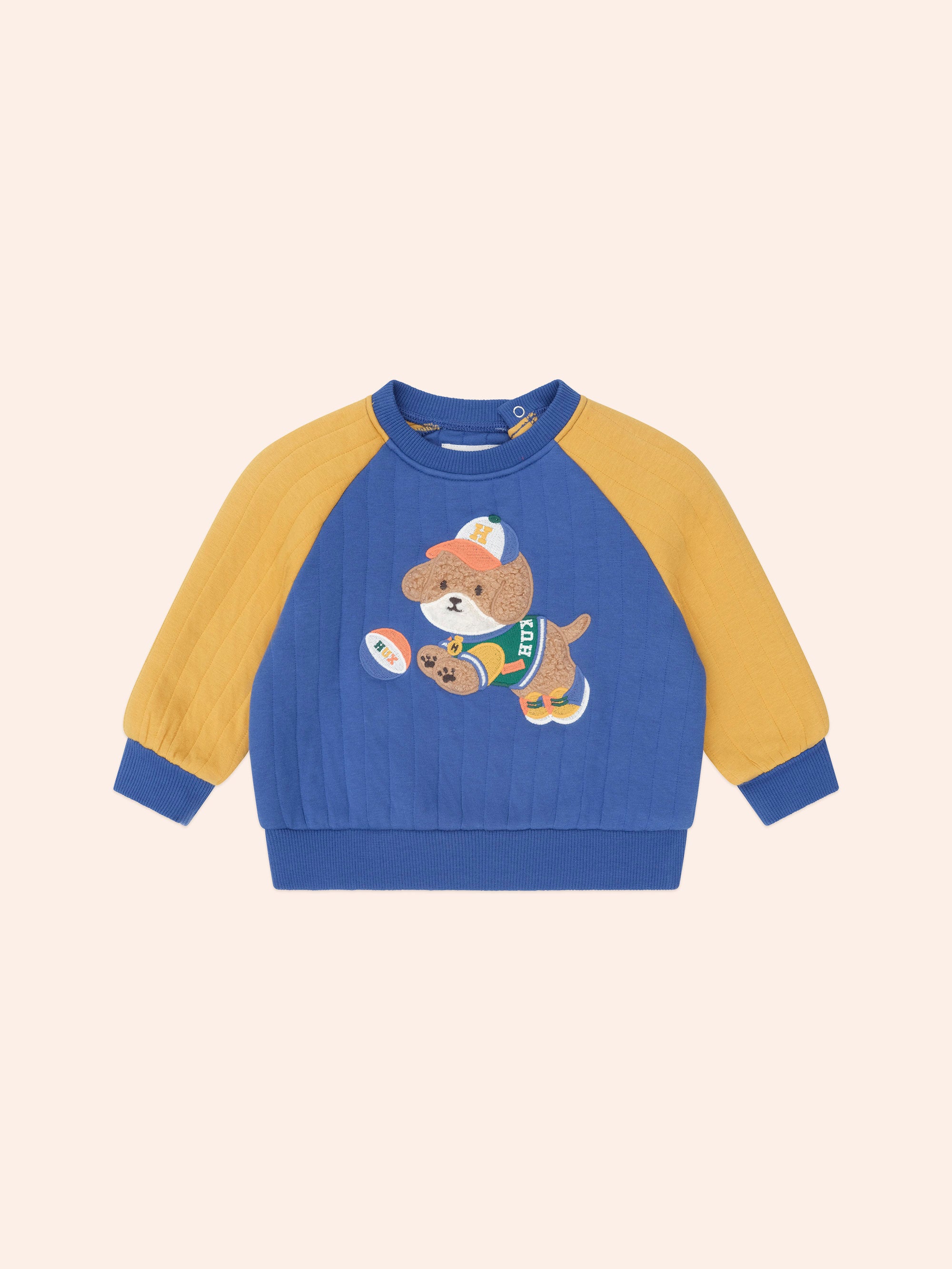 Basketball Doggy Quilted Sweatshirt