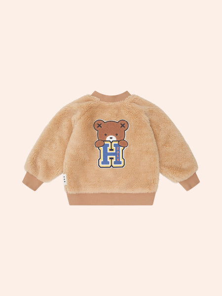 Varsity Hux Fur Jacket