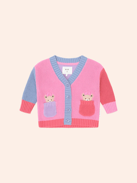 Colour Block Huxette Cardi