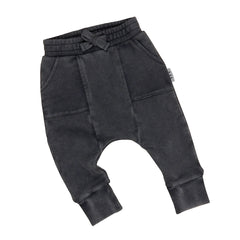 Drop Crothch Pants | Vintage Black