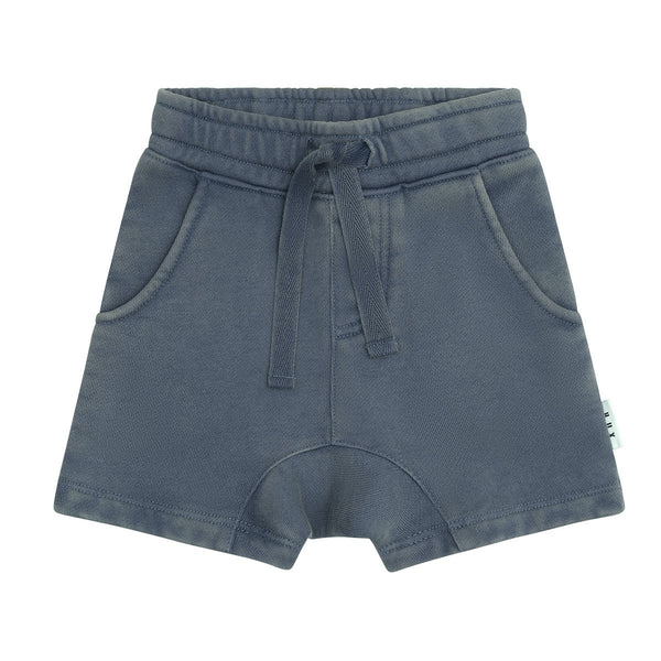 Slouch Shorts Washed Navy