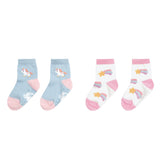 Rainbow Unicorn 2pk Socks