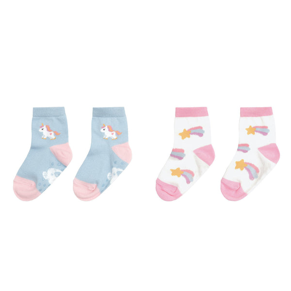 Rainbow Unicorn 2pk Socks