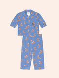 Vintage Blue Bunny PJ Set