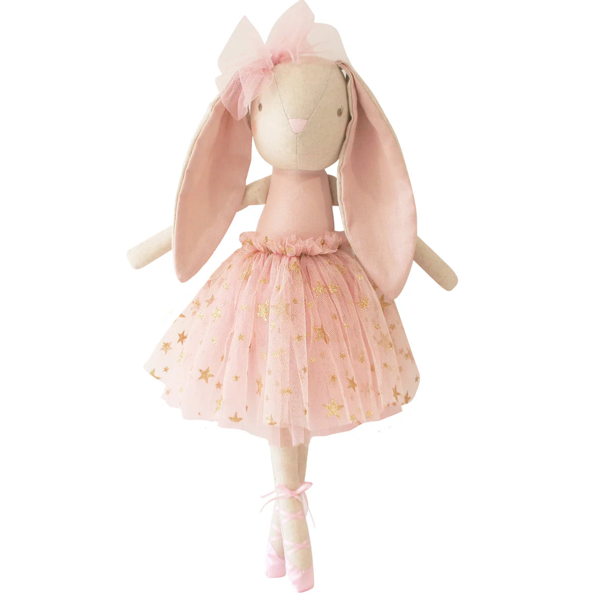 Linen Bronte Bunny 48cm | Pale Pink