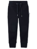 Furry Patch Trackies | Black