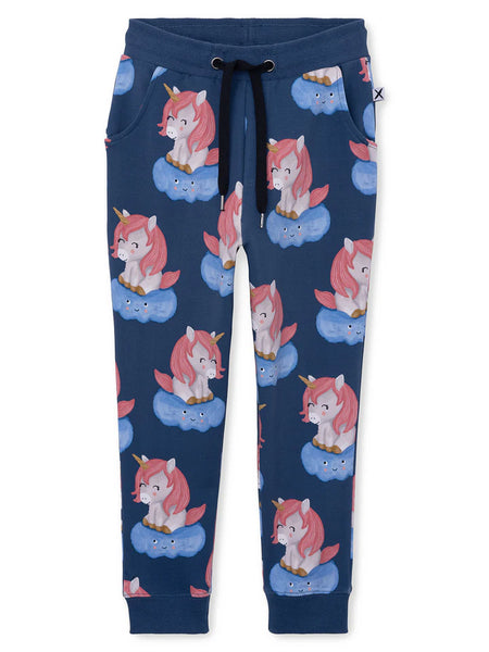 Unicorns on a Cloud Trackies | Navy