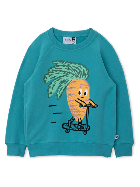 Speedy Carrot Furry Crew | Turquoise