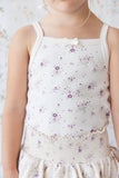 Singlet | Sweet William Floral Natural