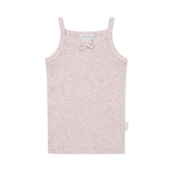 Fine Rib Singlet | Tulip Fleck