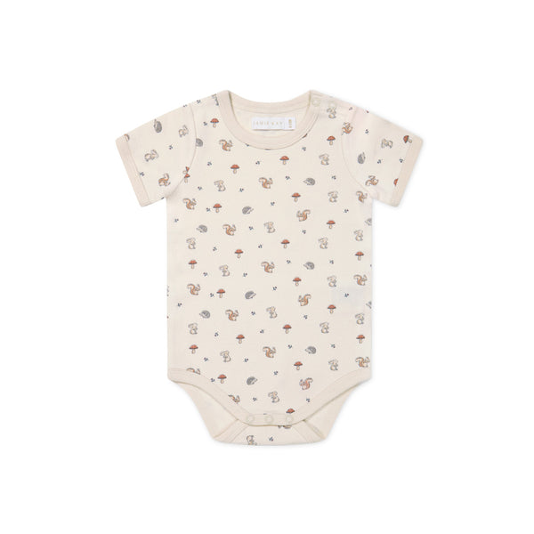 Hudson S/S Bodysuit | Woodland Friends