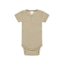 Darcy Rib Bodysuit | Oak Stripe