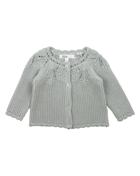 Knitted Cardigan | Pistachio Green