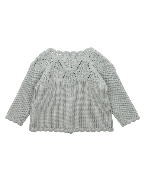 Knitted Cardigan | Pistachio Green