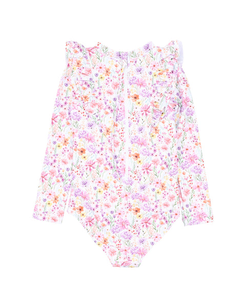 Nadia Print L/S Sunsuit