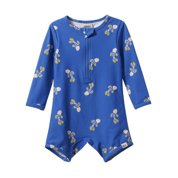 One Piece Bathing Trucks | Fish Fable Blue Print