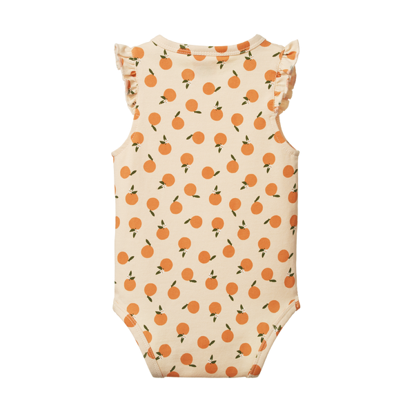 Fleur Bodysuit | Orange Blossom Print
