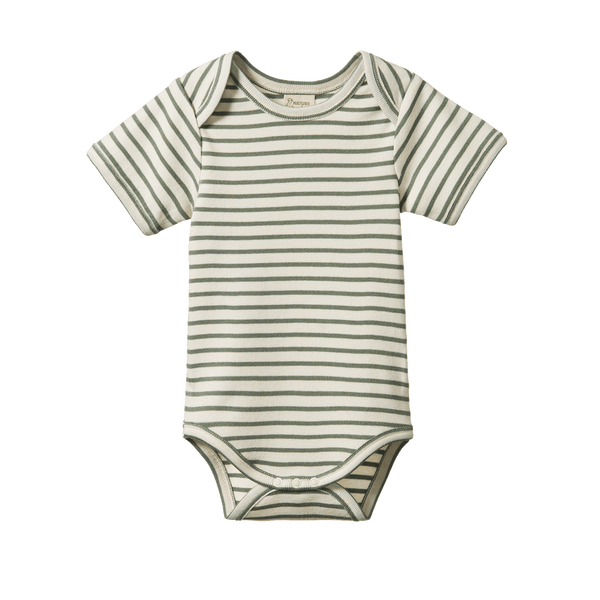 S/S Bodysuit | Nettle Sailor Stripe