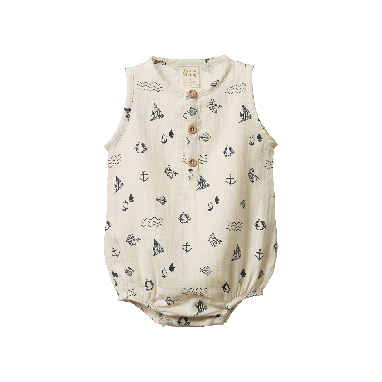 Cedar Suit Muslin | Atlantic Natural Print