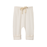 Drawstring Pants Pointelle | Natural