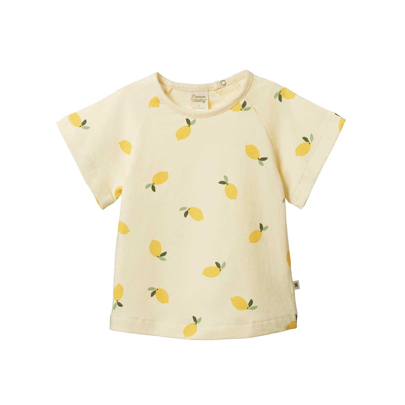 Juniper Tee | Lemon Cream Print