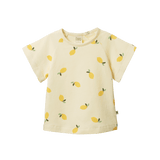 Juniper Tee | Lemon Cream Print