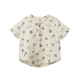 S/S Caravan Shirt | Atlantic Natural Print