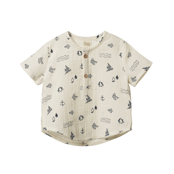 S/S Caravan Shirt | Atlantic Natural Print